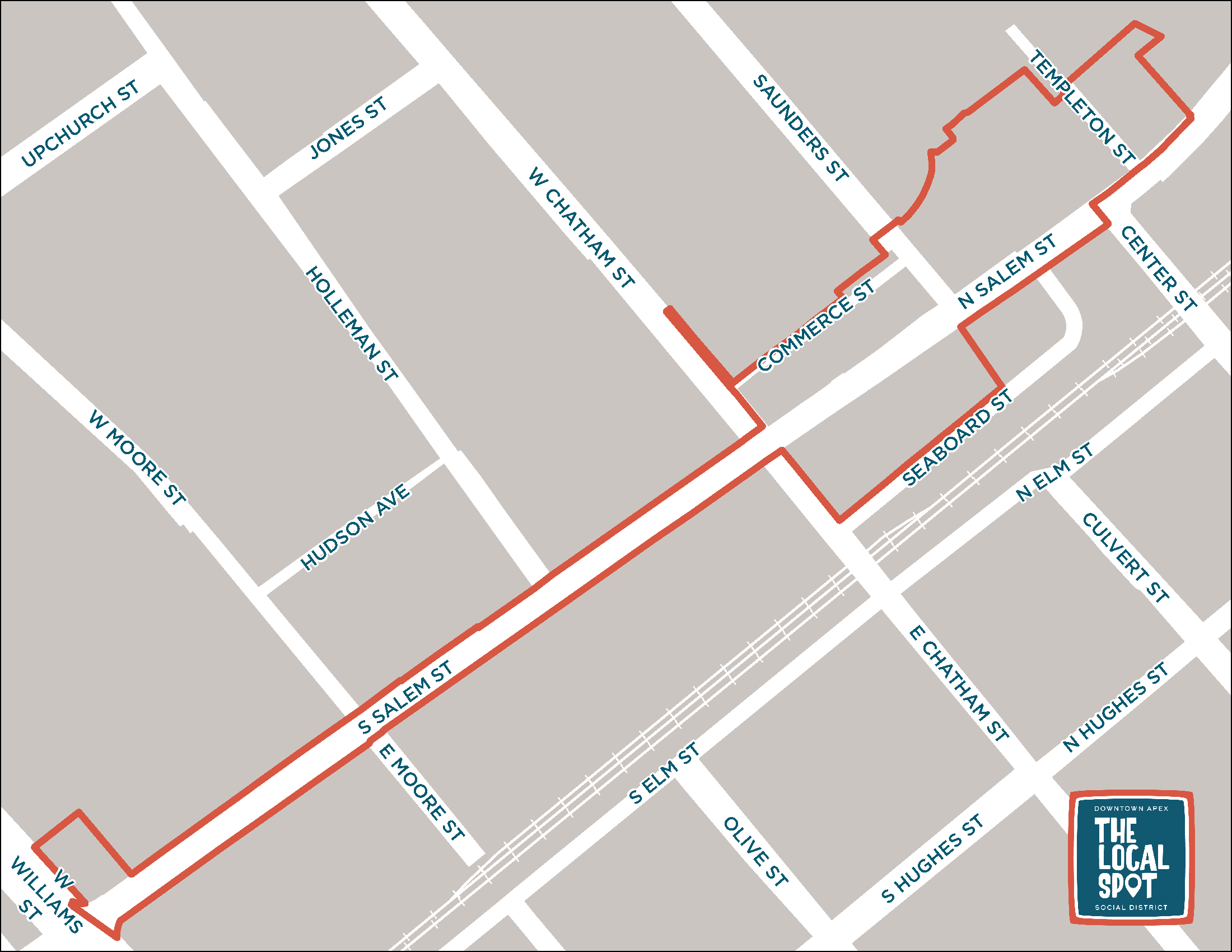 Social District Boundaries Map