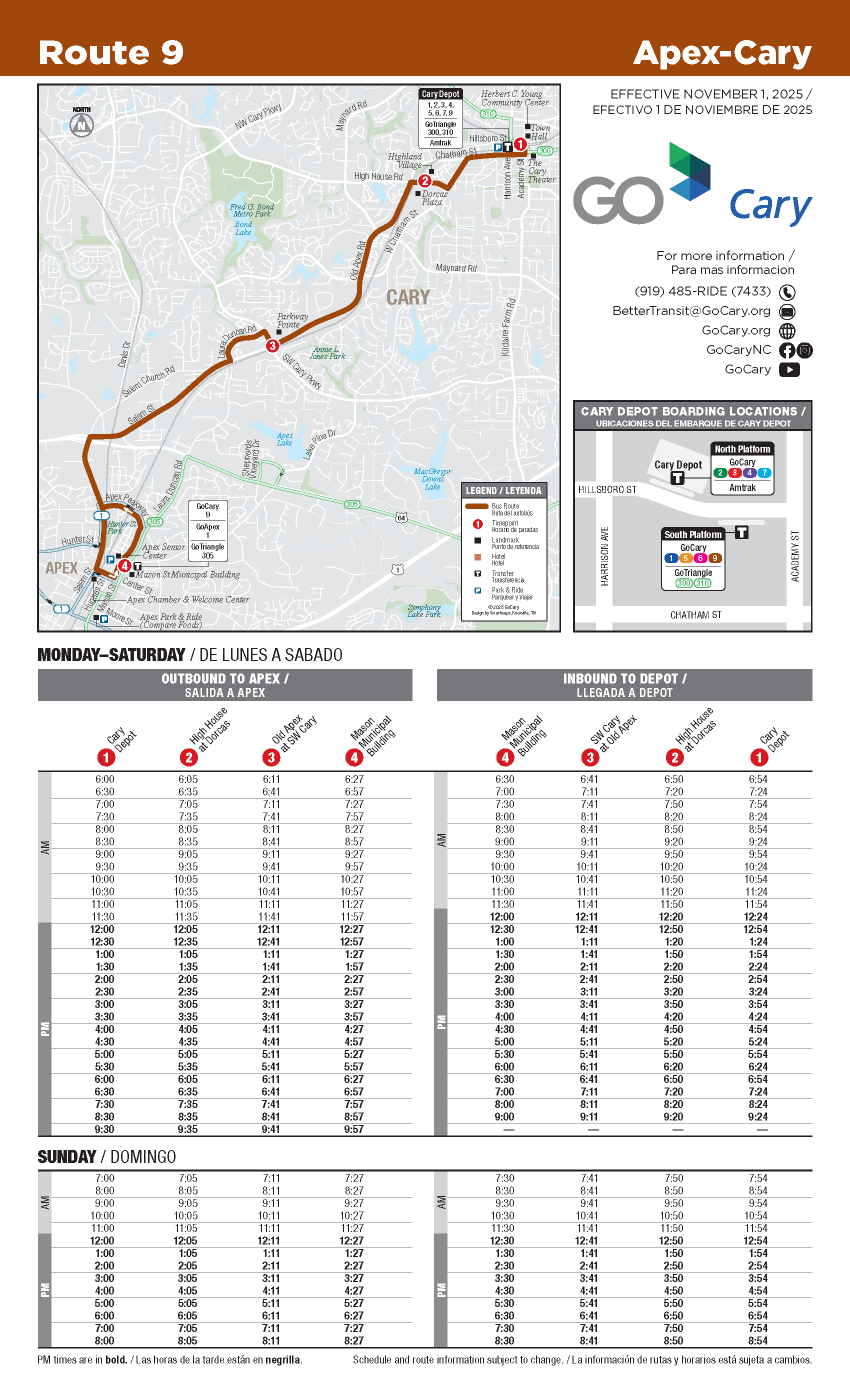 GoCary Rt 9 Info Sign Nov25-web